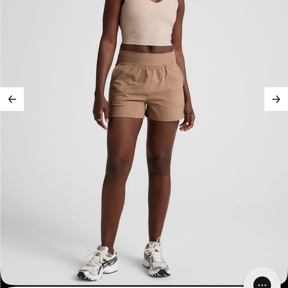 Spacedye Move Up 3" Women's Tan Shorts - Picture 1 of 4